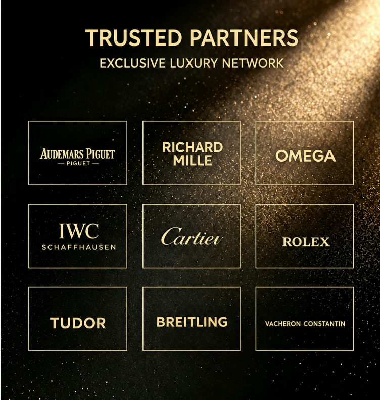 Trusted partners and luxury watch network